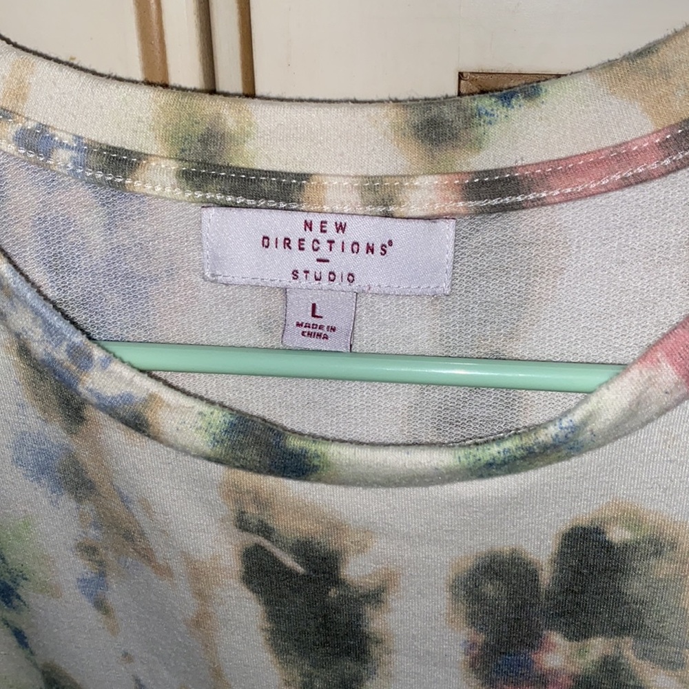New Directions Tie Dye Boho Dress - Picture 4 of 7
